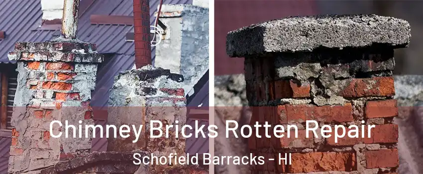  Chimney Bricks Rotten Repair Schofield Barracks - HI