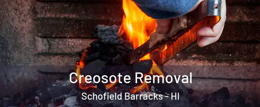 Creosote Removal Schofield Barracks - HI