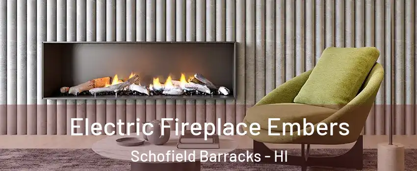  Electric Fireplace Embers Schofield Barracks - HI