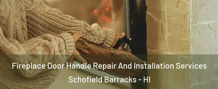 Fireplace Door Handle Repair And Installation Services Schofield Barracks - HI