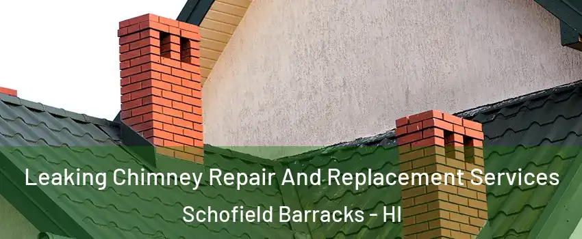  Leaking Chimney Repair And Replacement Services Schofield Barracks - HI